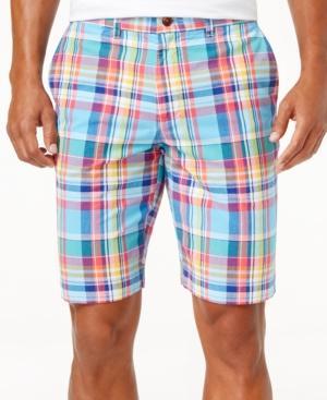 Tommy Hilfiger Men's Plaid Cotton Shorts