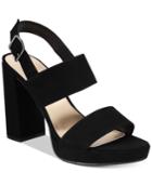 Bar Iii Fiana Platform Block-heel Dress Sandals, Created For Macy's Women's Shoes