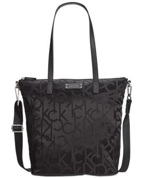 Calvin Klein Medium Nylon Logo Tote