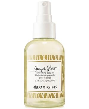 Origins Ginger Gloss Smoothing Body Oil, 3.4 Oz