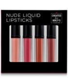Macy's Beauty Collection 4-pc. Nude Liquid Lipsticks Set, Created For Macy's