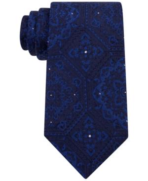 Sean John Men's Tonal Medallion Tie