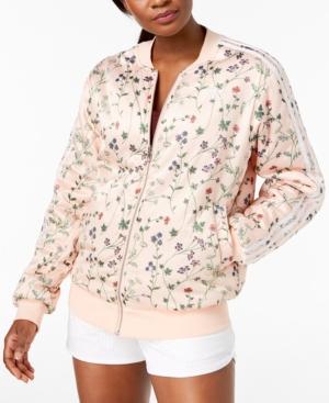 Adidas Originals Reversible Floral-print Bomber Jacket