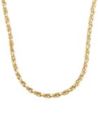 3mm Rope Chain 22" Necklace In 14k Gold