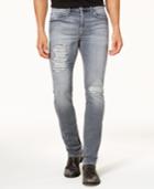 Joe's Jeans Men's Slim-fit Ripped Gray Jeans