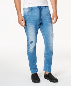 G-star Raw Men's Medium Indigo Ripped Jeans