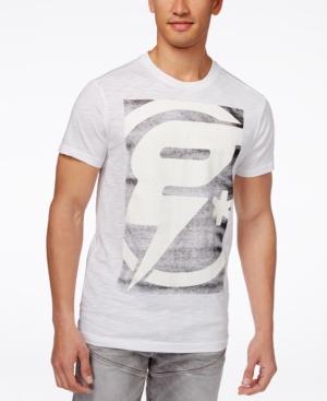 Gstar Men's Faux-mesh Graphic-print Logo T-shirt