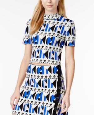 Rachel Rachel Roy Pyramid Printed Jacquard Top