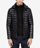 Calvin Klein Men's Packable Hooded Puffer Jacket