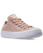 Converse Women's Chuck Taylor Ox Shimmer Casual Sneakers From Finish Line
