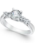 Trumiracle Diamond Engagement Ring In 14k White Gold (1 Ct. T.w.)