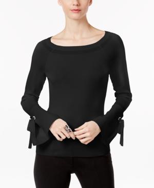 Inc International Concepts Petite Bell-sleeve Sweater, Only At Macy's
