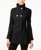 Calvin Klein Stand-collar Skirted Walker Coat