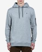 Volcom Men's Somewhere Embroidered-logo Pullover Hoodie