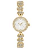 Charter Club Women's Gold-tone Crystal Bracelet Watch 23mm, Created For Macy's