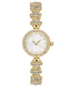 Charter Club Women's Gold-tone Crystal Bracelet Watch 23mm, Created For Macy's