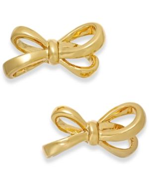Kate Spade New York Gold-tone Bow Stud Earrings