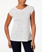 Calvin Klein Performance Cap-sleeve Strappy-back T-shirt