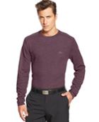 Greg Norman For Tasso Elba Big And Tall Solid Waffle-knit Performance Golf Shirt