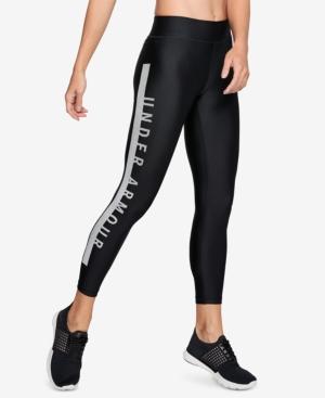 Under Armour Heatgear Logo Compression Cropped Leggings