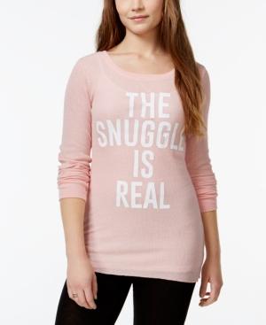 Hybrid Juniors' Shine Snuggle Graphic Thermal Tunic Top