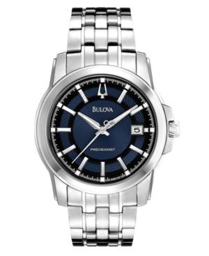 Bulova Watch, Men's Precisionist Stainless Steel Bracelet 42mm 96b159