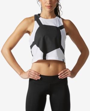 Adidas Cropped Racerback Soccer Tank Top