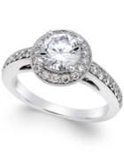 Certified Diamond Engagement Ring (1-5/8 Ct. T.w.) In 18k White Gold
