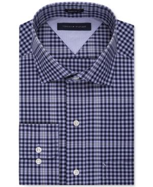 Tommy Hilfiger Easy Care Mineral Check Dress Shirt