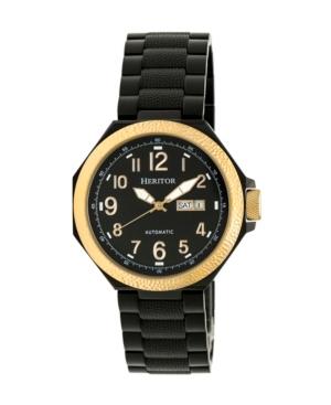 Heritor Automatic Spartacus Gold & Black Stainless Steel Watches 45mm
