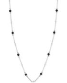Effy Diamond Bezel 18 Statement Necklace (1-1/5 Ct. T.w.) In 14k White Gold