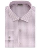 Kenneth Cole Reaction Men's Slim-fit Stretch Check Dress Shirt