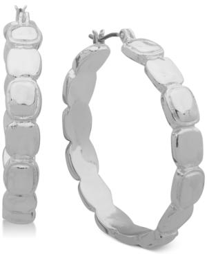 Nine West Sculptural Hoop Earrings