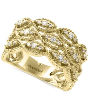 D'oro By Effy Diamond Filigree Ring (1/2 Ct. T.w.) In 14k Gold