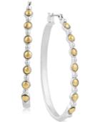 Lucky Brand Two-tone Hoop Earrings