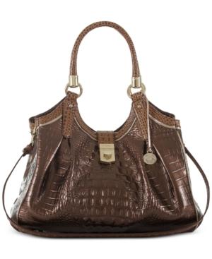 Brahmin Elisa Patina Masolino Medium Satchel