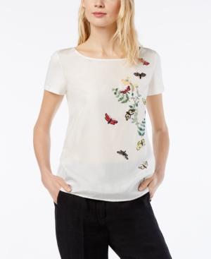 Weekend Max Mara Moda Silk Embellished Top
