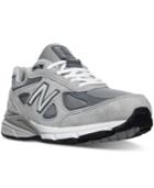 New Balance Men's 990v4 Wide Width Running Sneakers From Finish Line