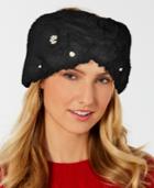 I.n.c. Embellished Faux-fur Headband, Created For Macy's