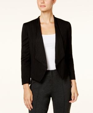 Nine West Striped Open-front Blazer