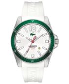 Lacoste Watch, Men's Seattle White Silicone Strap 43mm 2010664