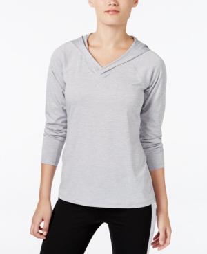 Ideology Rapidry Heathered Hooded Top, Only At Macy's