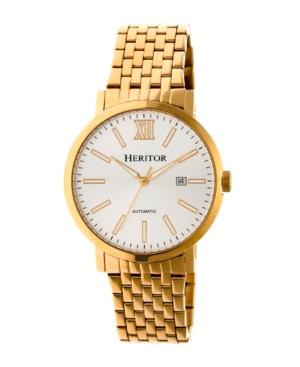 Heritor Automatic Bristol Gold & Silver Stainless Steel Watches 43mm