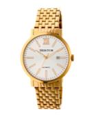 Heritor Automatic Bristol Gold & Silver Stainless Steel Watches 43mm