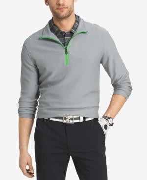 Izod Men's Quarter-zip Textured Performance Shirt
