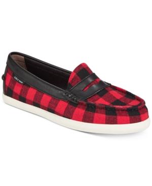 Cole Haan Buffalo Plaid Pinch Weekender Loafer Flats Women's Shoes