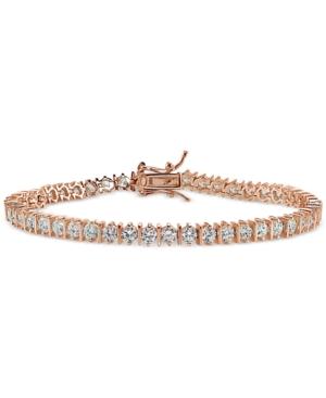 Giani Bernini Cubic Zirconia Boxed Tennis Bracelet In 18k Rose Gold-plated Sterling Silver, Only At Macy's