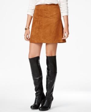 Sanctuary Faux-suede Mod Mini Skirt