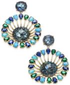 Kate Spade New York 14k Gold-plated Multi-stone Cluster Drop Earrings
