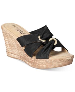 Easy Street Tuscany Solaro Wedge Sandals Women's Shoes